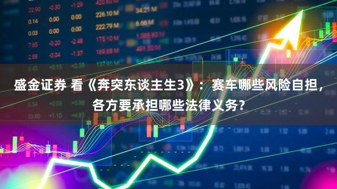 盛金证券 看《奔突东谈主生3》：赛车哪些风险自担，各方要承担哪些法律义务？