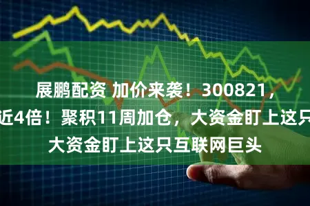 展鹏配资 加价来袭！300821，一季度预增近4倍！聚积11周加仓，大资金盯上这只互联网巨头