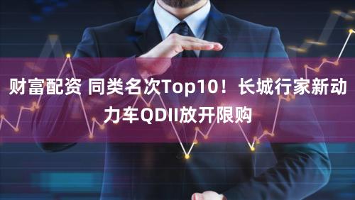财富配资 同类名次Top10!长城行家新动力车QDII放开限购